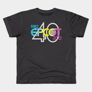 Epcot 1982-2022 Kids T-Shirt